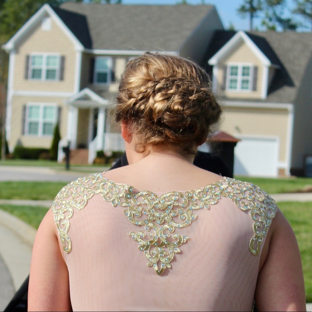 Pink Ball Gown Prom Dress - Picture 7 of 7